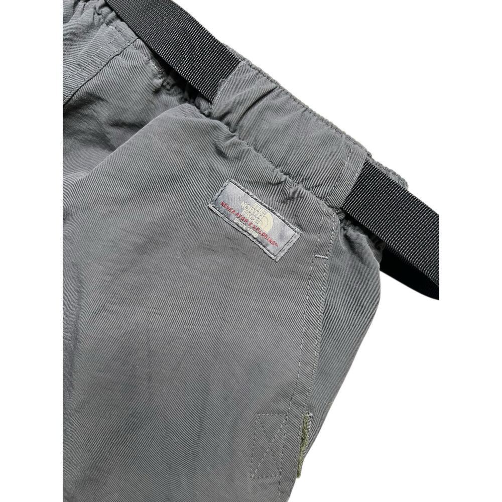 Mens The North Face Hiking Shorts Belted‎ Gray Outdoor Size S / P Cargo Nylon - Picture 8 of 10